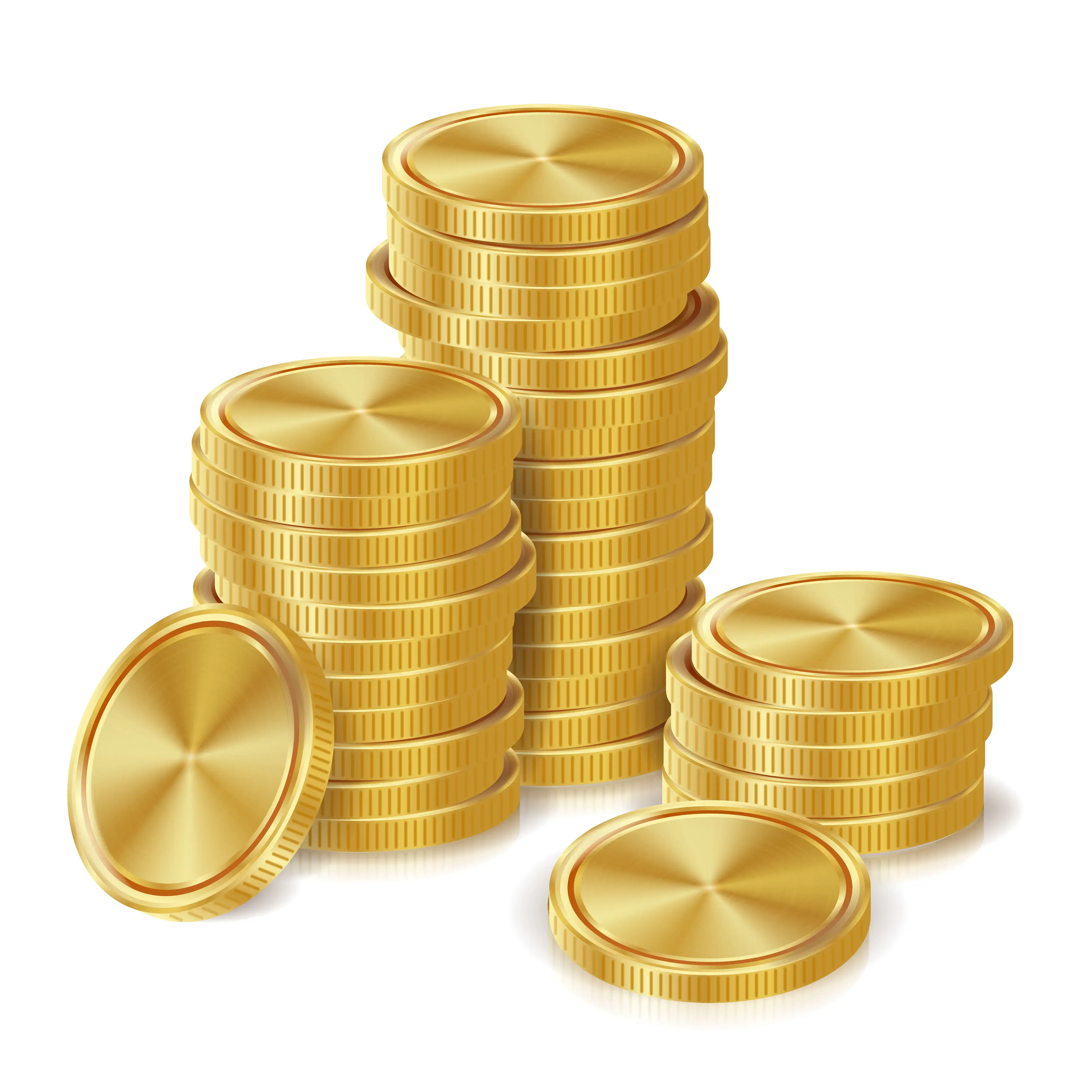 lots of gold coin
